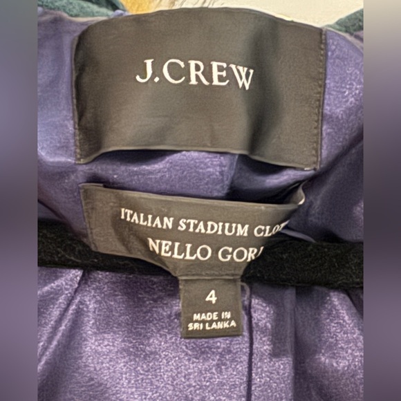 JCrew Women's Chateau Parka Stadium Cloth Forest Green Size 4 (gently used) - Picture 5 of 5